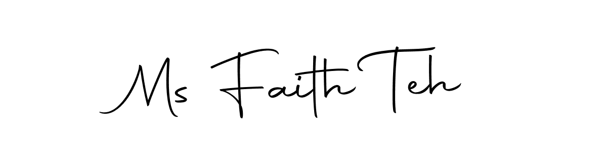 How to make Ms Faith Teh signature? Autography-DOLnW is a professional autograph style. Create handwritten signature for Ms Faith Teh name. Ms Faith Teh signature style 10 images and pictures png