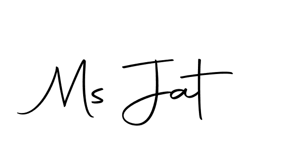 Also we have Ms Jat name is the best signature style. Create professional handwritten signature collection using Autography-DOLnW autograph style. Ms Jat signature style 10 images and pictures png