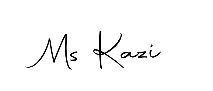 Ms Kazi stylish signature style. Best Handwritten Sign (Autography-DOLnW) for my name. Handwritten Signature Collection Ideas for my name Ms Kazi. Ms Kazi signature style 10 images and pictures png