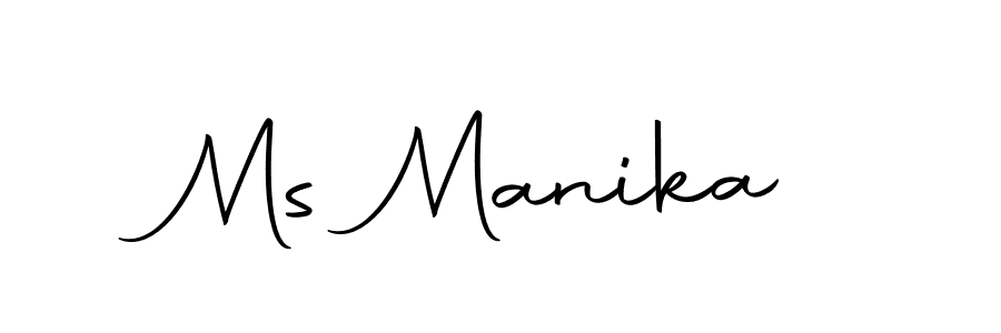 Use a signature maker to create a handwritten signature online. With this signature software, you can design (Autography-DOLnW) your own signature for name Ms Manika. Ms Manika signature style 10 images and pictures png