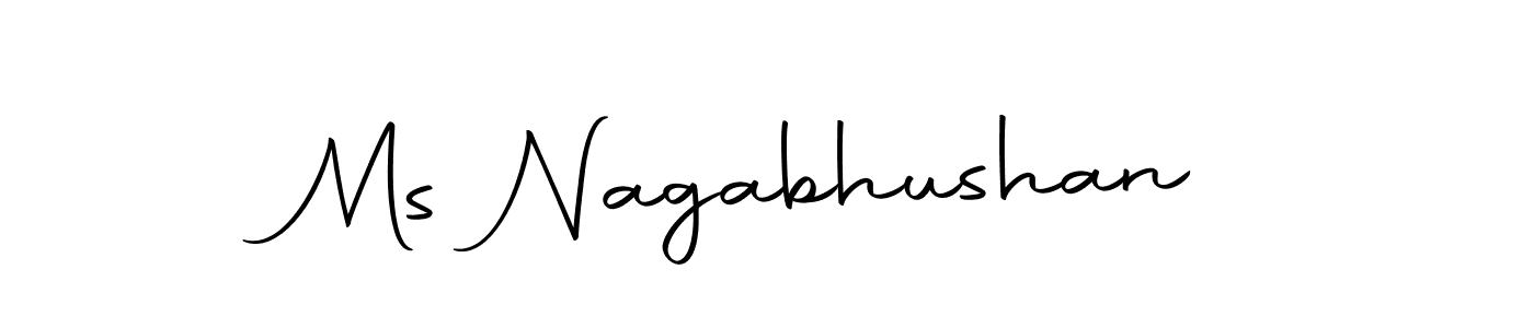 Make a beautiful signature design for name Ms Nagabhushan. Use this online signature maker to create a handwritten signature for free. Ms Nagabhushan signature style 10 images and pictures png