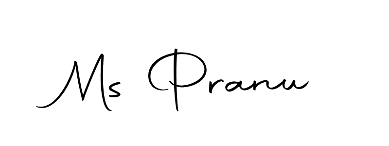 Use a signature maker to create a handwritten signature online. With this signature software, you can design (Autography-DOLnW) your own signature for name Ms Pranu. Ms Pranu signature style 10 images and pictures png