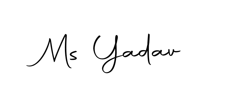 Similarly Autography-DOLnW is the best handwritten signature design. Signature creator online .You can use it as an online autograph creator for name Ms Yadav. Ms Yadav signature style 10 images and pictures png