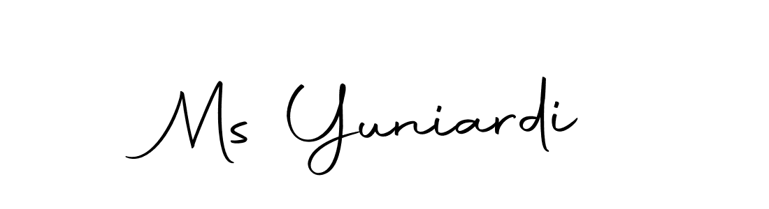 if you are searching for the best signature style for your name Ms Yuniardi. so please give up your signature search. here we have designed multiple signature styles  using Autography-DOLnW. Ms Yuniardi signature style 10 images and pictures png