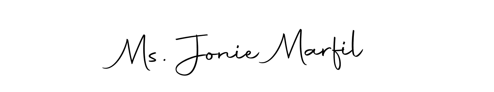 Similarly Autography-DOLnW is the best handwritten signature design. Signature creator online .You can use it as an online autograph creator for name Ms. Jonie Marfil. Ms. Jonie Marfil signature style 10 images and pictures png
