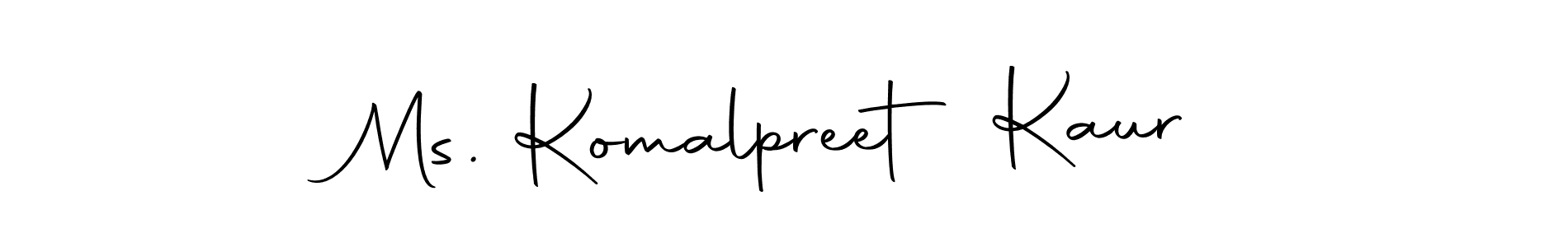 The best way (Autography-DOLnW) to make a short signature is to pick only two or three words in your name. The name Ms. Komalpreet Kaur include a total of six letters. For converting this name. Ms. Komalpreet Kaur signature style 10 images and pictures png