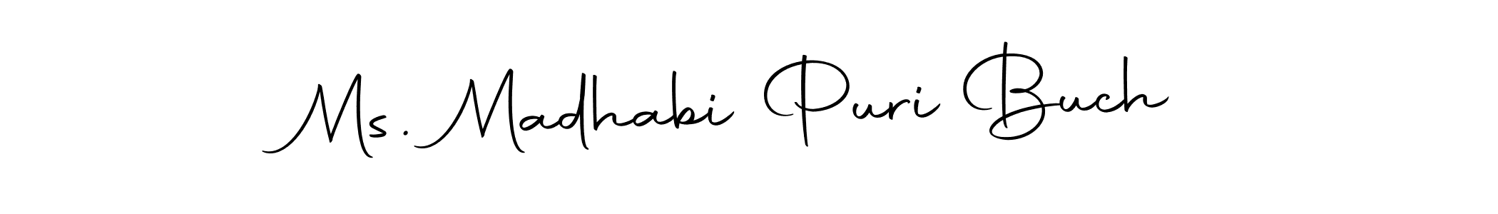 Use a signature maker to create a handwritten signature online. With this signature software, you can design (Autography-DOLnW) your own signature for name Ms. Madhabi Puri Buch. Ms. Madhabi Puri Buch signature style 10 images and pictures png