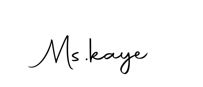 if you are searching for the best signature style for your name Ms.kaye. so please give up your signature search. here we have designed multiple signature styles  using Autography-DOLnW. Ms.kaye signature style 10 images and pictures png
