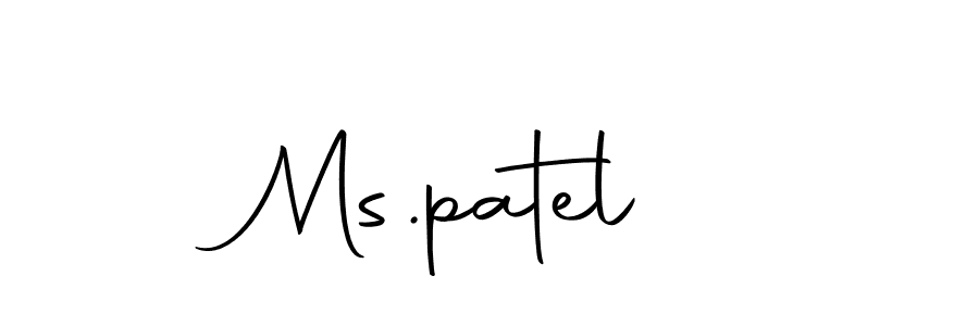 Also we have Ms.patel  name is the best signature style. Create professional handwritten signature collection using Autography-DOLnW autograph style. Ms.patel  signature style 10 images and pictures png