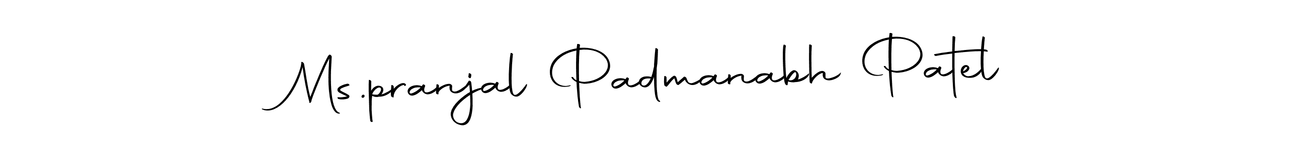 if you are searching for the best signature style for your name Ms.pranjal Padmanabh Patel. so please give up your signature search. here we have designed multiple signature styles  using Autography-DOLnW. Ms.pranjal Padmanabh Patel signature style 10 images and pictures png