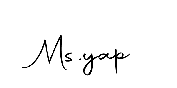 Make a short Ms.yap signature style. Manage your documents anywhere anytime using Autography-DOLnW. Create and add eSignatures, submit forms, share and send files easily. Ms.yap signature style 10 images and pictures png