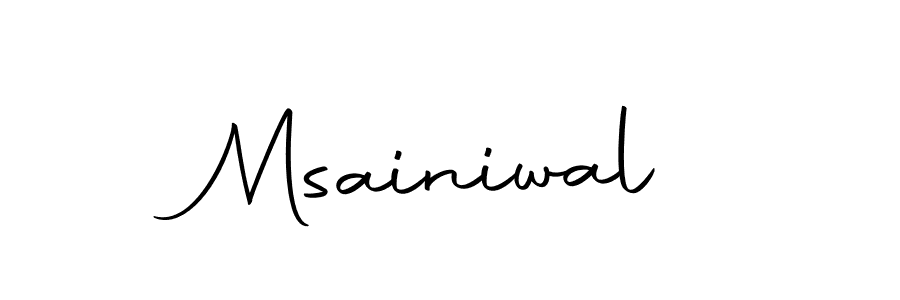 Msainiwal stylish signature style. Best Handwritten Sign (Autography-DOLnW) for my name. Handwritten Signature Collection Ideas for my name Msainiwal. Msainiwal signature style 10 images and pictures png