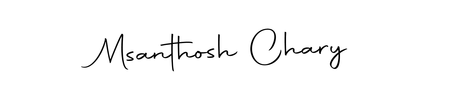 The best way (Autography-DOLnW) to make a short signature is to pick only two or three words in your name. The name Msanthosh Chary include a total of six letters. For converting this name. Msanthosh Chary signature style 10 images and pictures png