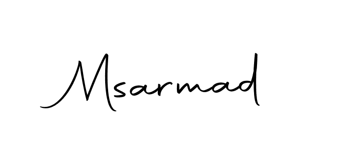 Make a beautiful signature design for name Msarmad. Use this online signature maker to create a handwritten signature for free. Msarmad signature style 10 images and pictures png