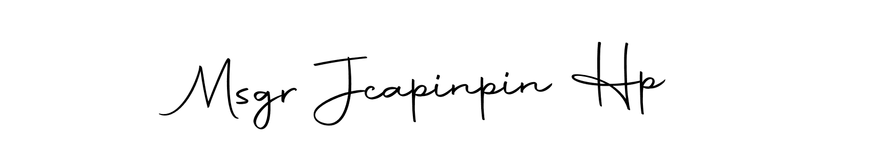 Make a beautiful signature design for name Msgr Jcapinpin Hp. With this signature (Autography-DOLnW) style, you can create a handwritten signature for free. Msgr Jcapinpin Hp signature style 10 images and pictures png