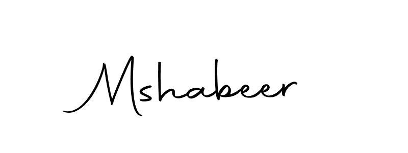 How to make Mshabeer name signature. Use Autography-DOLnW style for creating short signs online. This is the latest handwritten sign. Mshabeer signature style 10 images and pictures png