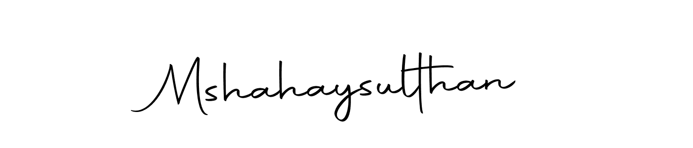 You should practise on your own different ways (Autography-DOLnW) to write your name (Mshahaysulthan) in signature. don't let someone else do it for you. Mshahaysulthan signature style 10 images and pictures png