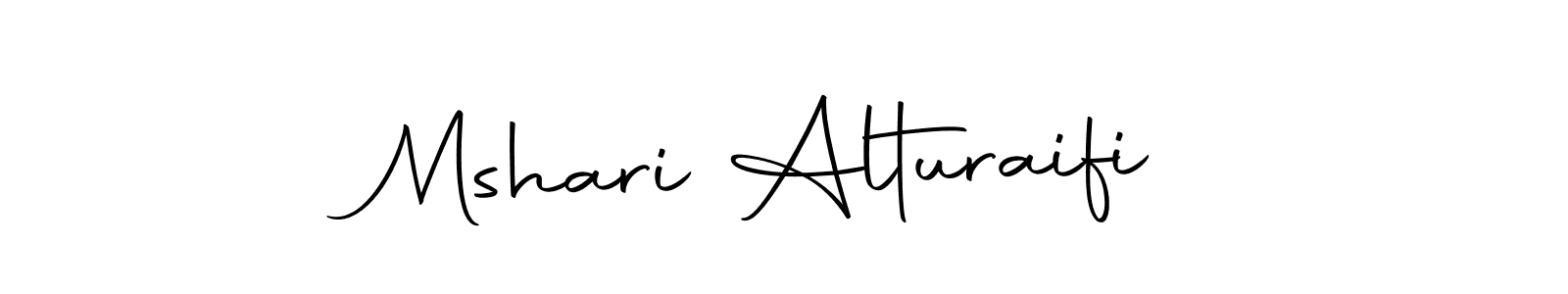 How to make Mshari Alturaifi name signature. Use Autography-DOLnW style for creating short signs online. This is the latest handwritten sign. Mshari Alturaifi signature style 10 images and pictures png