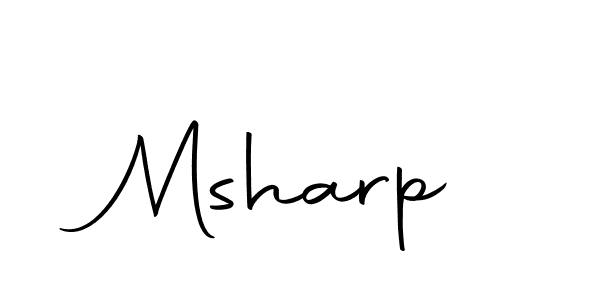 Make a beautiful signature design for name Msharp. With this signature (Autography-DOLnW) style, you can create a handwritten signature for free. Msharp signature style 10 images and pictures png