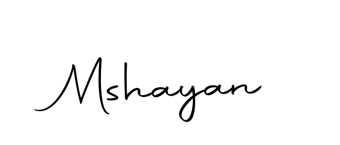 You should practise on your own different ways (Autography-DOLnW) to write your name (Mshayan) in signature. don't let someone else do it for you. Mshayan signature style 10 images and pictures png