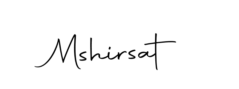 Mshirsat stylish signature style. Best Handwritten Sign (Autography-DOLnW) for my name. Handwritten Signature Collection Ideas for my name Mshirsat. Mshirsat signature style 10 images and pictures png