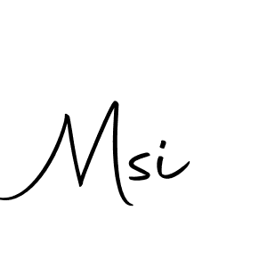 Use a signature maker to create a handwritten signature online. With this signature software, you can design (Autography-DOLnW) your own signature for name Msi. Msi signature style 10 images and pictures png