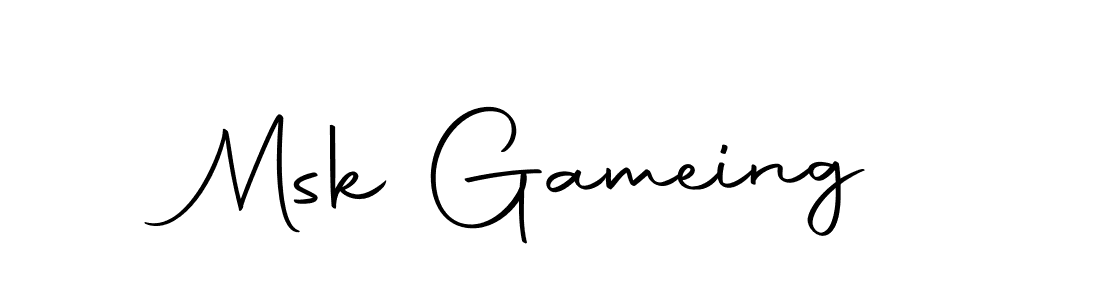 The best way (Autography-DOLnW) to make a short signature is to pick only two or three words in your name. The name Msk Gameing include a total of six letters. For converting this name. Msk Gameing signature style 10 images and pictures png