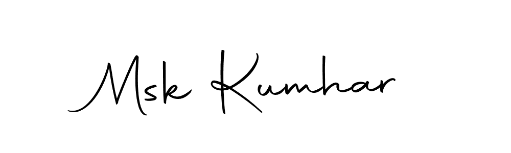 How to make Msk Kumhar name signature. Use Autography-DOLnW style for creating short signs online. This is the latest handwritten sign. Msk Kumhar signature style 10 images and pictures png