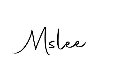 How to make Mslee signature? Autography-DOLnW is a professional autograph style. Create handwritten signature for Mslee name. Mslee signature style 10 images and pictures png