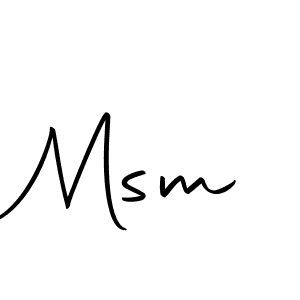 You should practise on your own different ways (Autography-DOLnW) to write your name (Msm) in signature. don't let someone else do it for you. Msm signature style 10 images and pictures png