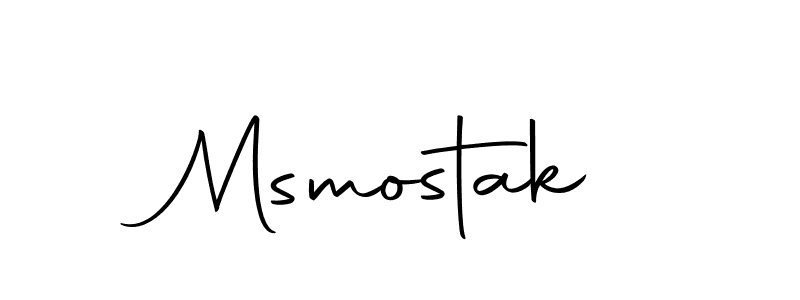 The best way (Autography-DOLnW) to make a short signature is to pick only two or three words in your name. The name Msmostak include a total of six letters. For converting this name. Msmostak signature style 10 images and pictures png