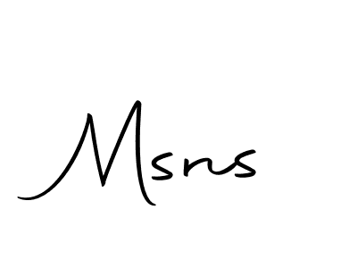 You should practise on your own different ways (Autography-DOLnW) to write your name (Msns) in signature. don't let someone else do it for you. Msns signature style 10 images and pictures png