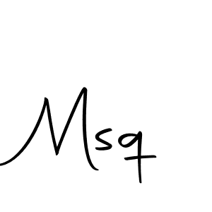 The best way (Autography-DOLnW) to make a short signature is to pick only two or three words in your name. The name Msq include a total of six letters. For converting this name. Msq signature style 10 images and pictures png