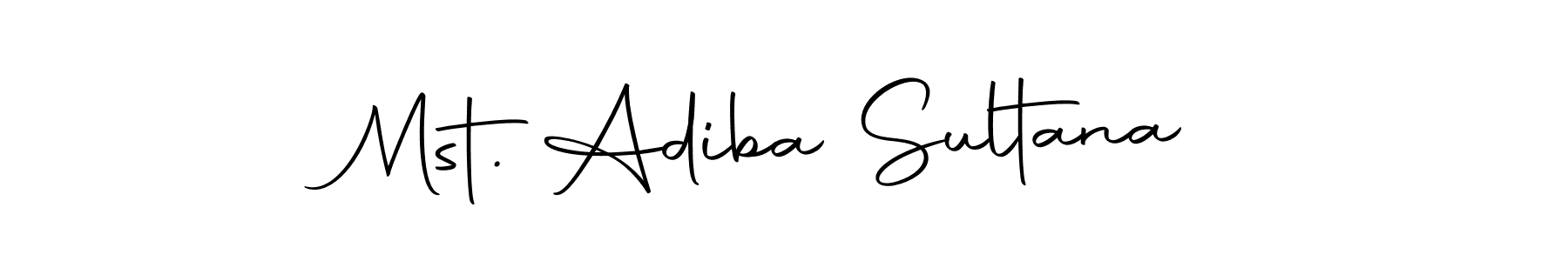 You can use this online signature creator to create a handwritten signature for the name Mst. Adiba Sultana. This is the best online autograph maker. Mst. Adiba Sultana signature style 10 images and pictures png