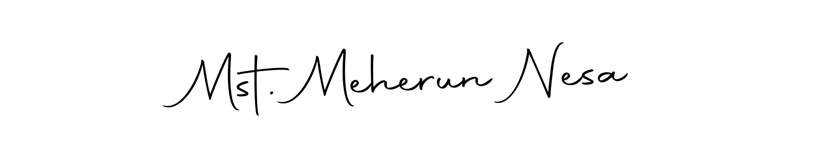 Check out images of Autograph of Mst. Meherun Nesa name. Actor Mst. Meherun Nesa Signature Style. Autography-DOLnW is a professional sign style online. Mst. Meherun Nesa signature style 10 images and pictures png