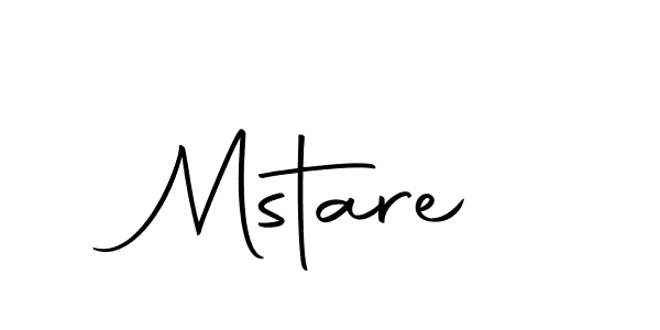 Design your own signature with our free online signature maker. With this signature software, you can create a handwritten (Autography-DOLnW) signature for name Mstare. Mstare signature style 10 images and pictures png