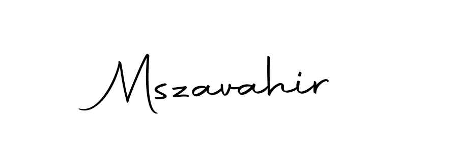 Make a short Mszavahir signature style. Manage your documents anywhere anytime using Autography-DOLnW. Create and add eSignatures, submit forms, share and send files easily. Mszavahir signature style 10 images and pictures png