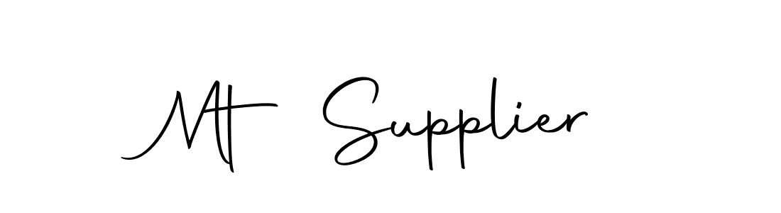 Here are the top 10 professional signature styles for the name Mt Supplier. These are the best autograph styles you can use for your name. Mt Supplier signature style 10 images and pictures png