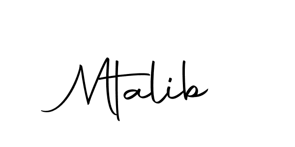How to make Mtalib signature? Autography-DOLnW is a professional autograph style. Create handwritten signature for Mtalib name. Mtalib signature style 10 images and pictures png