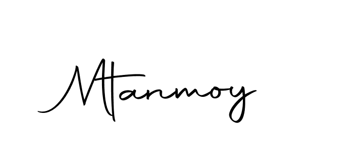 How to make Mtanmoy name signature. Use Autography-DOLnW style for creating short signs online. This is the latest handwritten sign. Mtanmoy signature style 10 images and pictures png