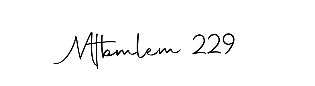 Make a beautiful signature design for name Mtbmlem 229. Use this online signature maker to create a handwritten signature for free. Mtbmlem 229 signature style 10 images and pictures png