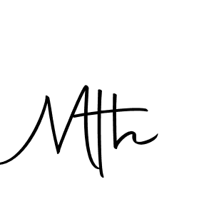 You should practise on your own different ways (Autography-DOLnW) to write your name (Mth) in signature. don't let someone else do it for you. Mth signature style 10 images and pictures png