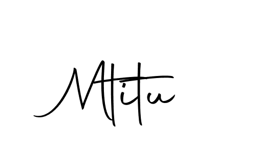 Make a beautiful signature design for name Mtitu. With this signature (Autography-DOLnW) style, you can create a handwritten signature for free. Mtitu signature style 10 images and pictures png