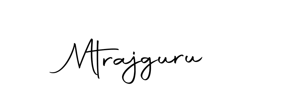 Here are the top 10 professional signature styles for the name Mtrajguru. These are the best autograph styles you can use for your name. Mtrajguru signature style 10 images and pictures png