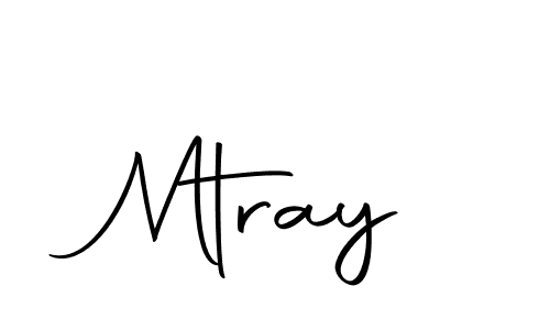 Create a beautiful signature design for name Mtray. With this signature (Autography-DOLnW) fonts, you can make a handwritten signature for free. Mtray signature style 10 images and pictures png
