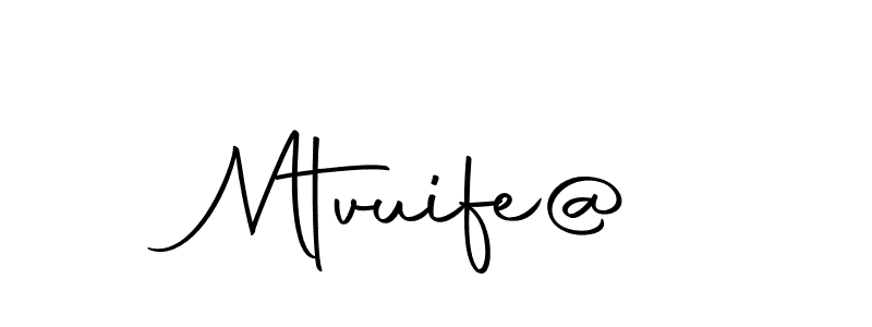 You should practise on your own different ways (Autography-DOLnW) to write your name (Mtvuife@) in signature. don't let someone else do it for you. Mtvuife@ signature style 10 images and pictures png