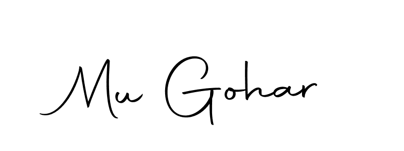 Use a signature maker to create a handwritten signature online. With this signature software, you can design (Autography-DOLnW) your own signature for name Mu Gohar. Mu Gohar signature style 10 images and pictures png