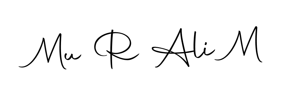 Design your own signature with our free online signature maker. With this signature software, you can create a handwritten (Autography-DOLnW) signature for name Mu R Ali M. Mu R Ali M signature style 10 images and pictures png