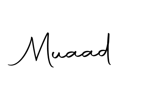 How to make Muaad name signature. Use Autography-DOLnW style for creating short signs online. This is the latest handwritten sign. Muaad signature style 10 images and pictures png