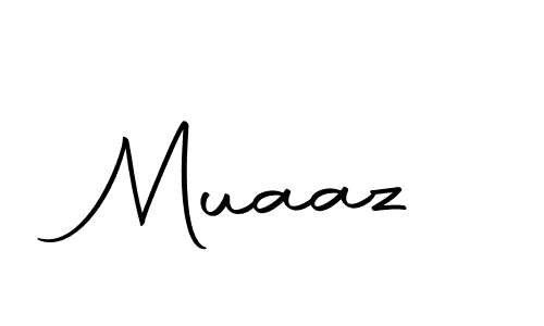Create a beautiful signature design for name Muaaz. With this signature (Autography-DOLnW) fonts, you can make a handwritten signature for free. Muaaz signature style 10 images and pictures png